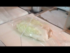 Verdure impacchettatrice, impacchettatrice dei servomotori di prezzo franco fabbrica di insaccamento del cuscino della patata