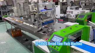 LC-350S Servomotore facile da usare Confezionatrice per farina d'avena istantanea con cuscino ad alta efficienza | CE Certi