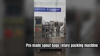 LC-300R 8 stazioni detersivo per bucato con beccuccio doypack rotante sigillante in teflon imballaggio m
