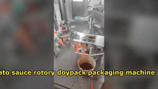 Confezionatrice rotativa doypack per salsa di alta qualità Confezionatrice rotativa doypack per latte