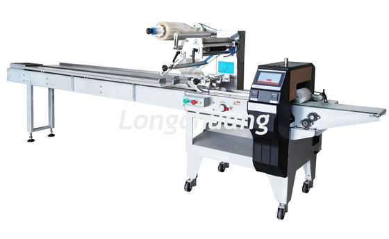 qualità  KN95 Mask Horizontal Flow Pack Machine Disposable Tableware Pillow Pouch Machine fabbrica